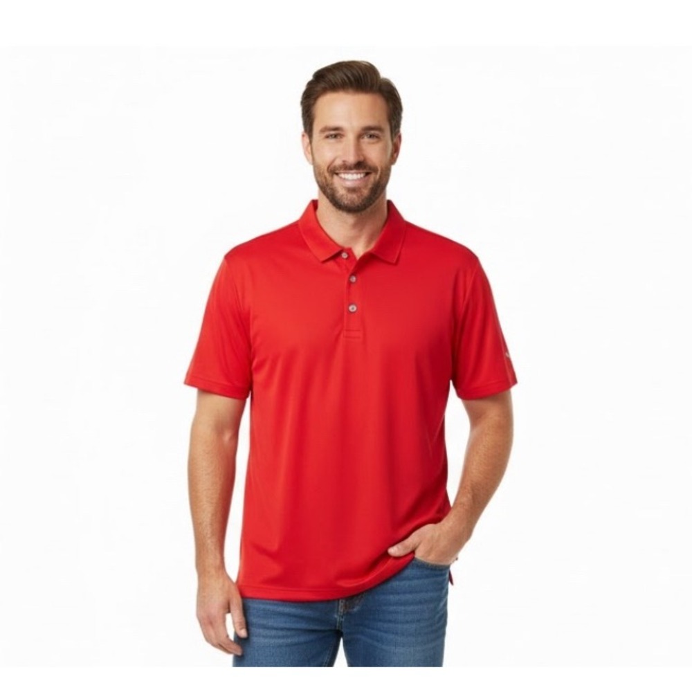 Puma Golf Men's Red Short Sleeve Polo Shirt XXL‎ Athletic Performance